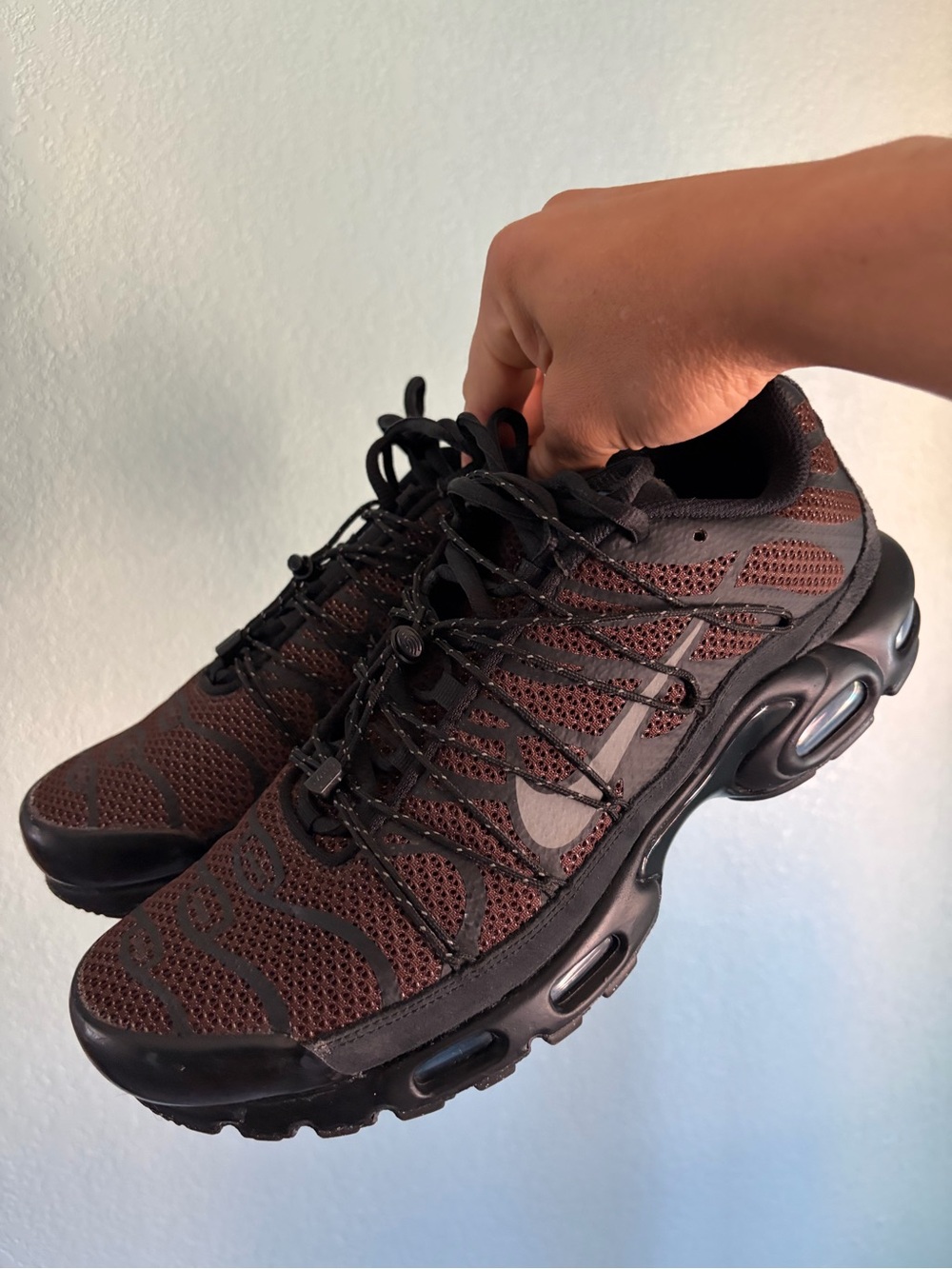 Nike Air Max TN Plus Men's Utility Shoes Baroque Brown/Black, Size 11